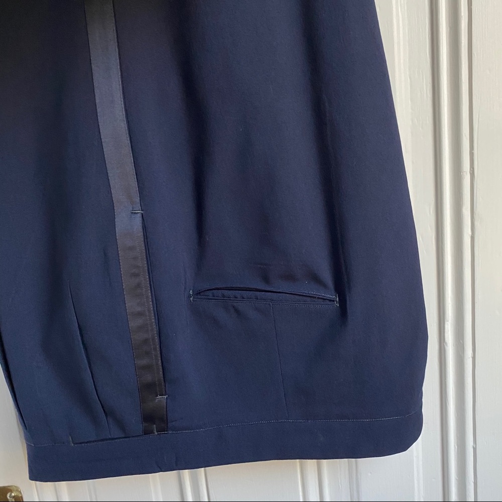 Kepple & Kepple of Greenwhich Navy Tuxedo Suit - Picture 10 of 12